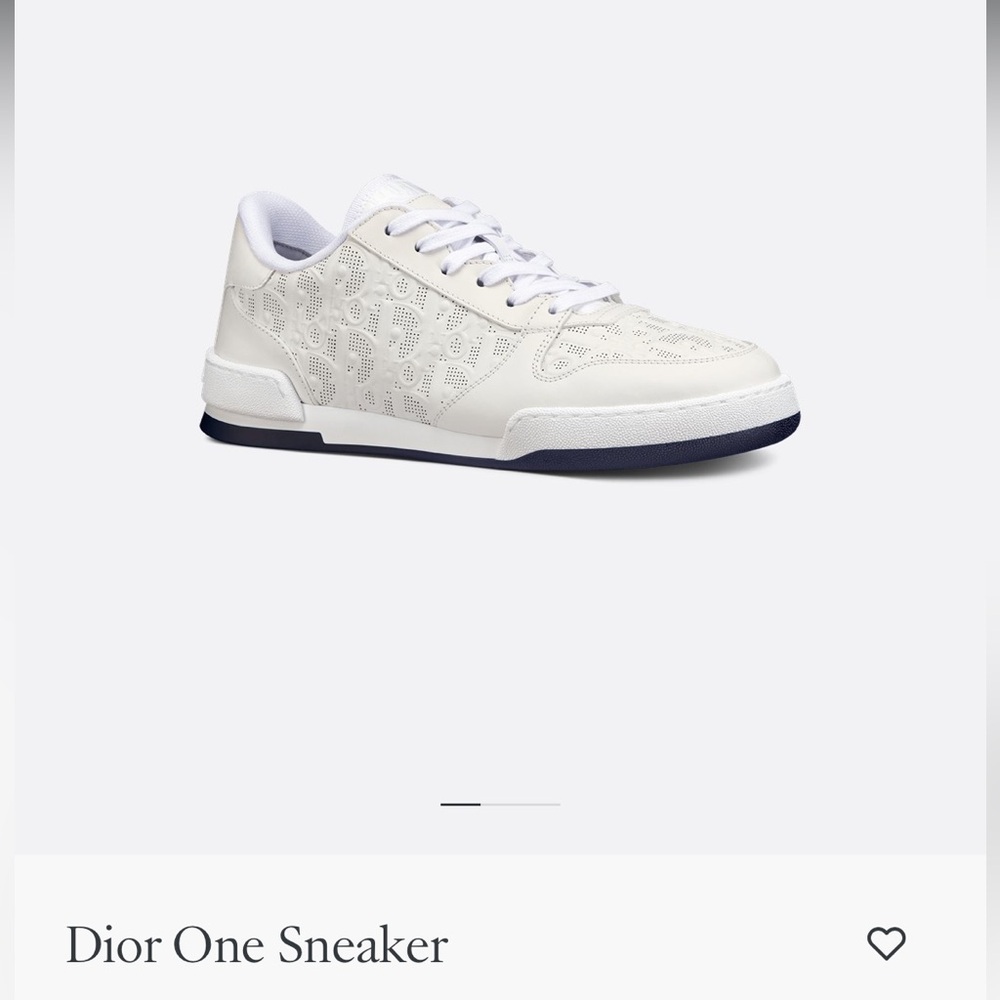 Dior oblique calfskin sneaker